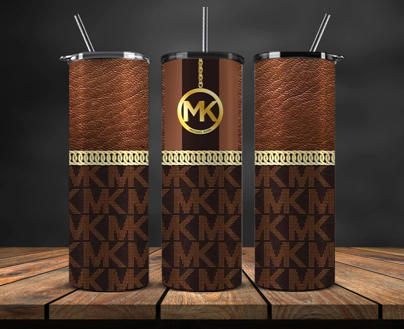 Logo Fashion Tumbler Designs, MK Tumbler, Brand Logo Tumbler Wrap New 67