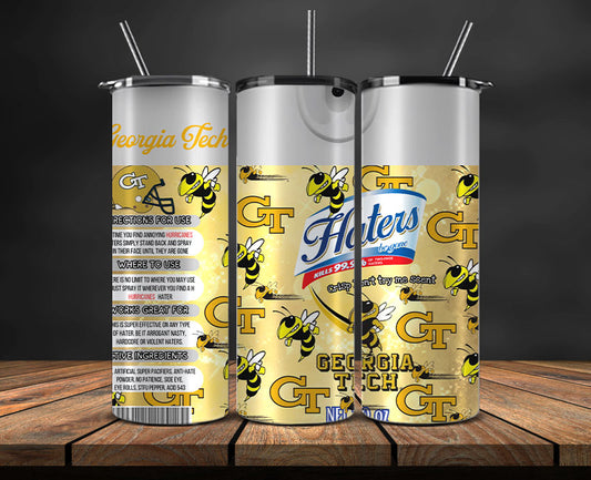 Georgia Tech Haters BeGone Tumbler Wrap, College Haters BeGone Tumbler Png 67