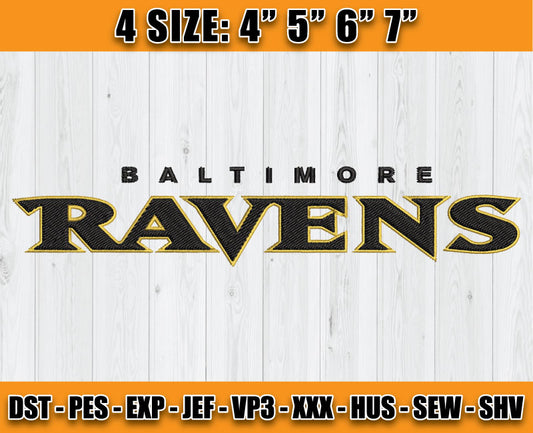 Ravens Embroidery, NFL Ravens Embroidery, NFL Machine Embroidery Digital 68