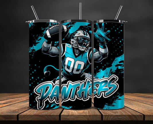 Carolina Panthers Tumbler Wrap, NFL Tumbler Wrap By AI, AI Tumbler Wrap 69