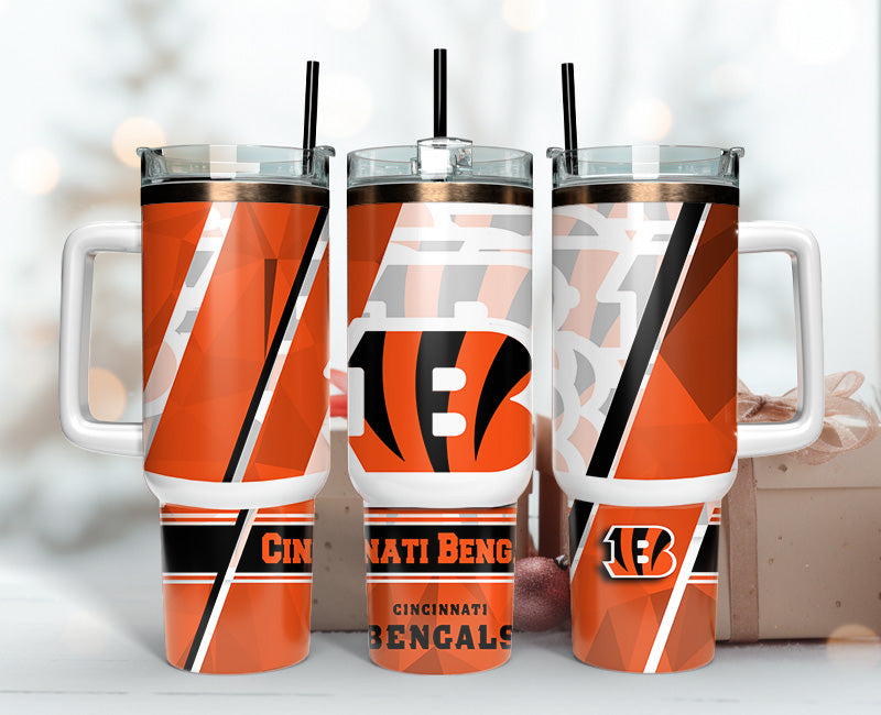 Cincinnati Bengals 40oz Tumbler,NFL Tumbler Wrap , 40oz Tumbler Sublimation Png , 40oz Tumbler Wrap 72