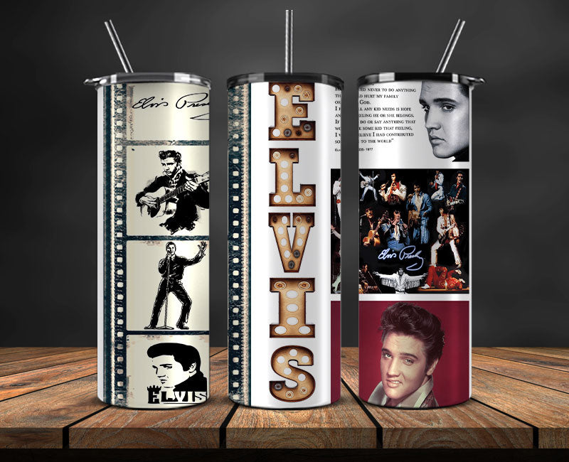 Elvis 20oz Tumbler ,Elvis Tumbler Wrap 06