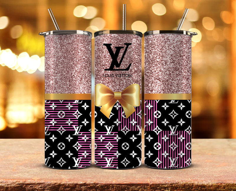 LV  Tumbler Wrap, LV Tumbler Png, LV Logo,Luxury Logo Brand 70