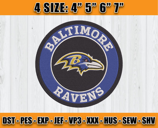 Ravens Embroidery, NFL Ravens Embroidery, NFL Machine Embroidery Digital 71