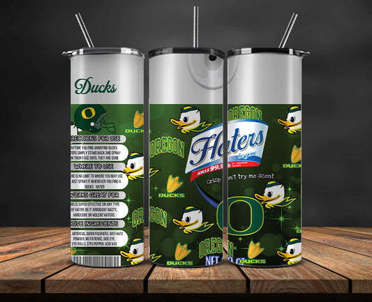 Oregon Ducks Haters BeGone Tumbler Wrap, College Haters BeGone Tumbler Png 72