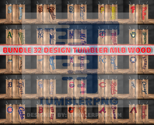 Bundle MLB Logo Tumbler Wrap,MLB Tumbler Wrap Design New, Bundle Sport Tumbler 72