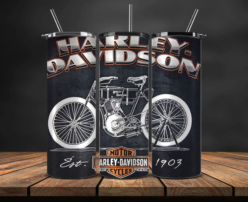Harley Skinny Tumbler Png, Motor Harley Digital Tumbler Wrap, Harley Tumbler Wrap New 72