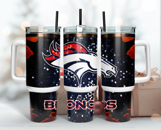 Denver Broncos Tumbler 40oz Png, 40oz Tumler Png 72