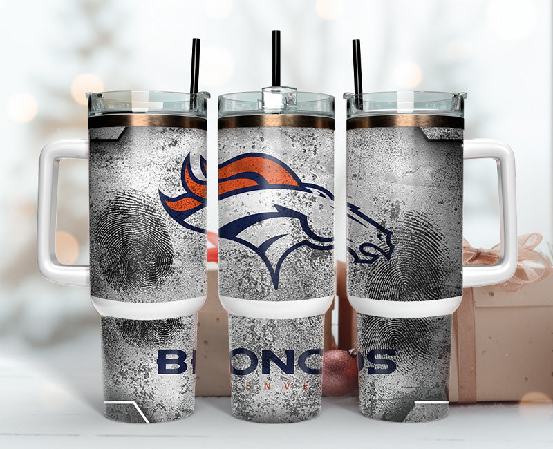 Denver Broncos Tumbler 40oz Png,  40oz Tumbler Skinny  74