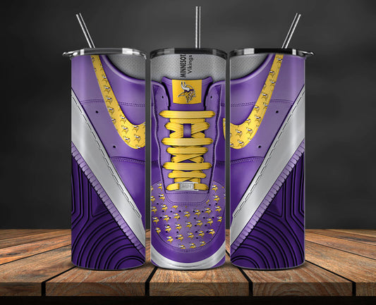 Minnesota Vikings Tumbler Wrap, NFL Sneaker Tumbler Wrap  75