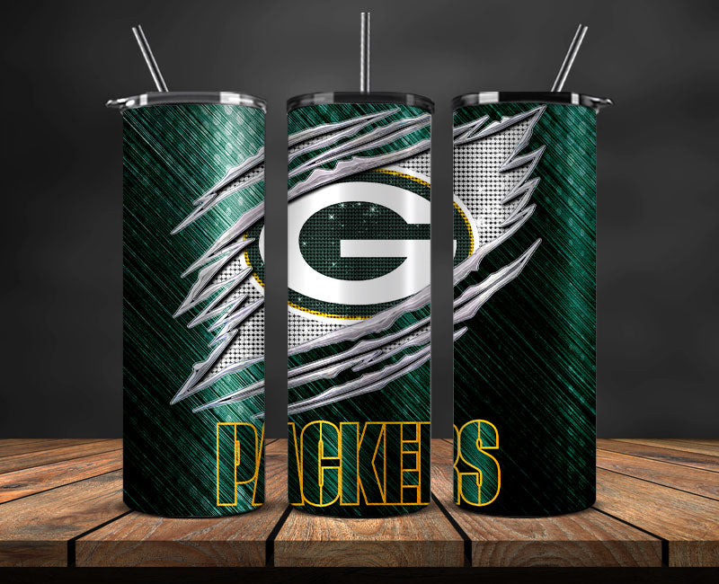Green Bay Packers Tumbler Wraps ,Packers Logo, Nfl Tumbler Png 76