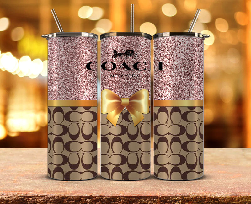 Coach  Tumbler Wrap, Coach Tumbler Png, Coach Logo,Luxury Logo Brand 77