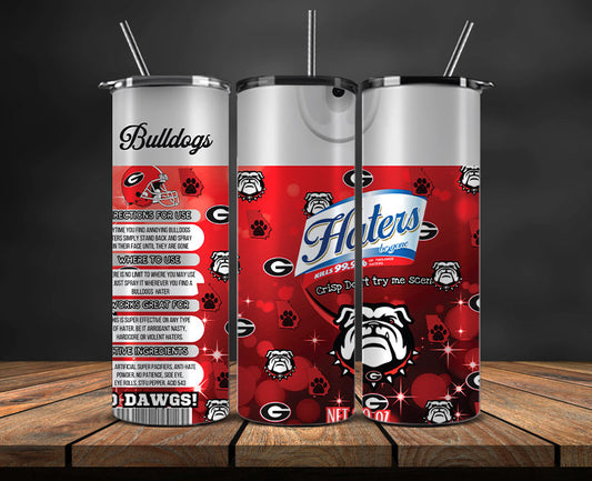 Bulldogs Haters BeGone Tumbler Wrap, College Haters BeGone Tumbler Png 77