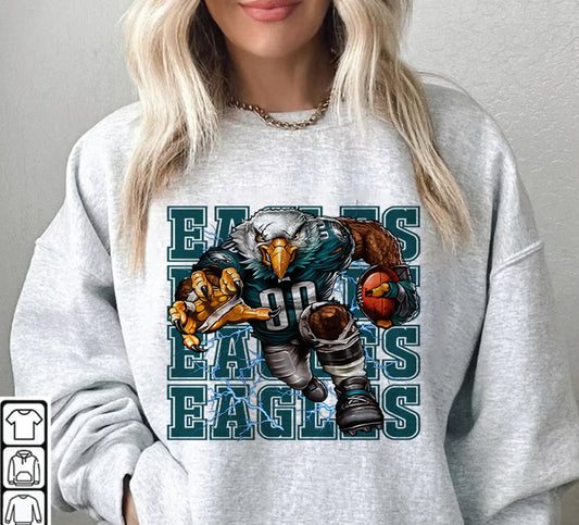 Philadelphia Eagles Football Sweatshirt png ,  T-Shirt Png, NFL T-Shirt Design 78
