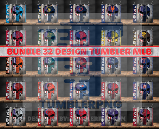 Bundle MLB Logo Tumbler Wrap, Bundle Sport Tumbler 79