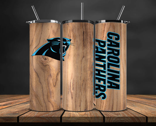 Carolina Panthers Tumbler Wrap, NFL Logo Tumbler Png, NFL Design Png-79