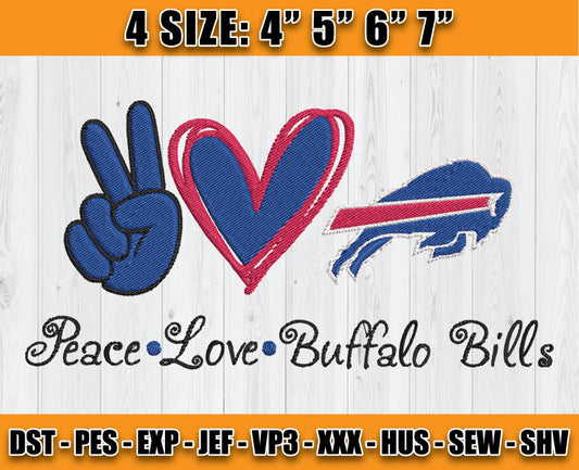 Buffalo Bills Embroidery, NFL Buffalo Bills Embroidery, NFL Machine Embroidery Digital 79