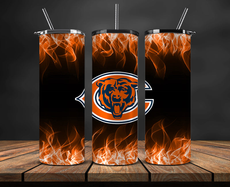 Browns Tumbler Wrap ,Tumbler 20oz with fire effect  07