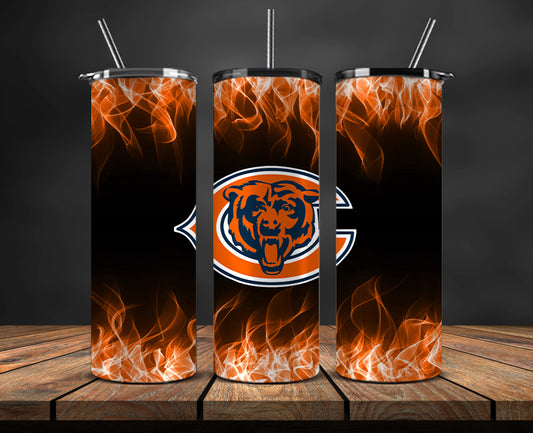 Browns Tumbler Wrap ,Tumbler 20oz with fire effect  07