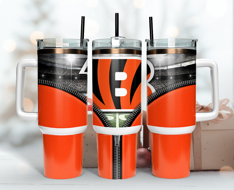 Cincinnati Bengals 40oz Tumbler,NFL Tumbler Wrap , 40oz Tumbler Sublimation Png , 40oz Tumbler Wrap 40