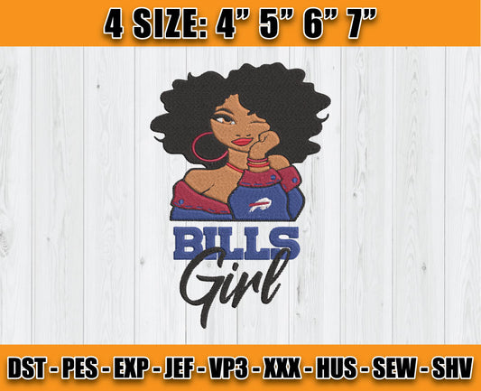 Buffalo Bills Embroidery, Betty Boop Embroidery, NFL Machine Embroidery Digital 80