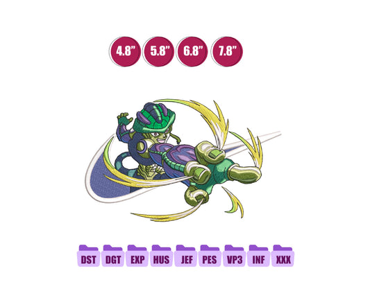 Ni ke Meruem Anime Embroidery Design, Ni ke Anime Embroidery Designs 82