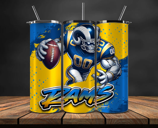 Los Angeles Rams Tumbler Wrap, NFL Tumbler Wrap By AI, AI Tumbler Wrap 83