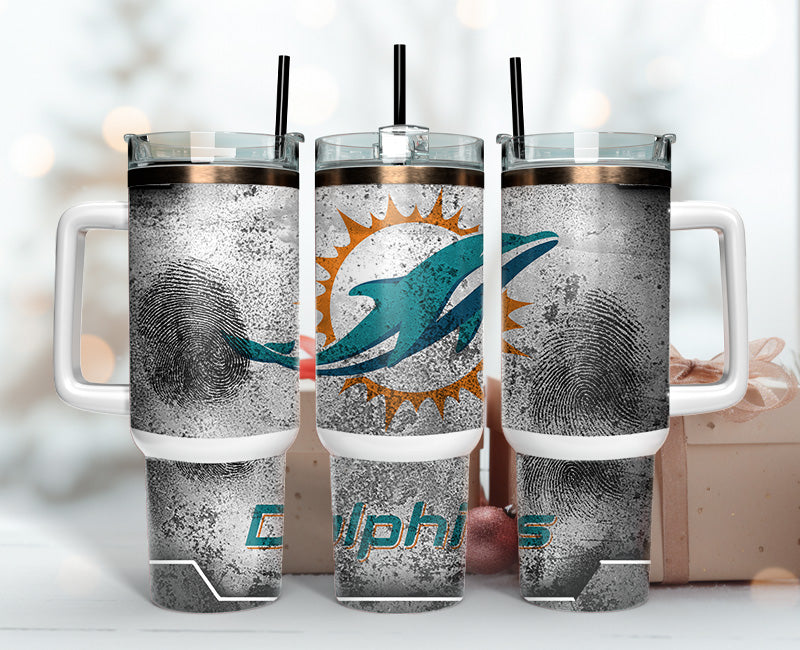 Miami Dolphins Tumbler 40oz Png,  40oz Tumbler Skinny  84