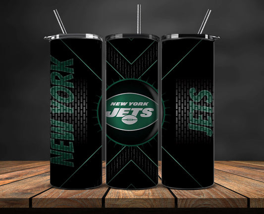 New York Jets Tumbler Wrap, NFL Logo Tumbler Png, NFL Design Png-85