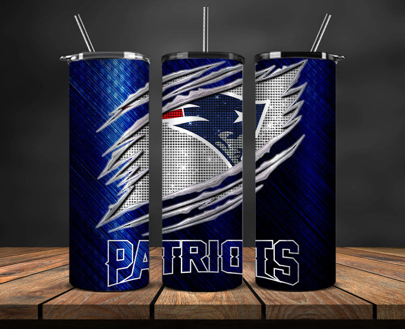 New England Patriots Tumbler Wraps ,Patriots Logo, Nfl Tumbler Png 86