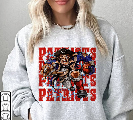 New England Patriots Football Sweatshirt png ,  T-Shirt Png, NFL T-Shirt Design 86