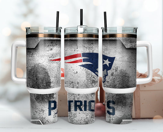 New England Patriots Tumbler 40oz Png,  40oz Tumbler Skinny  86