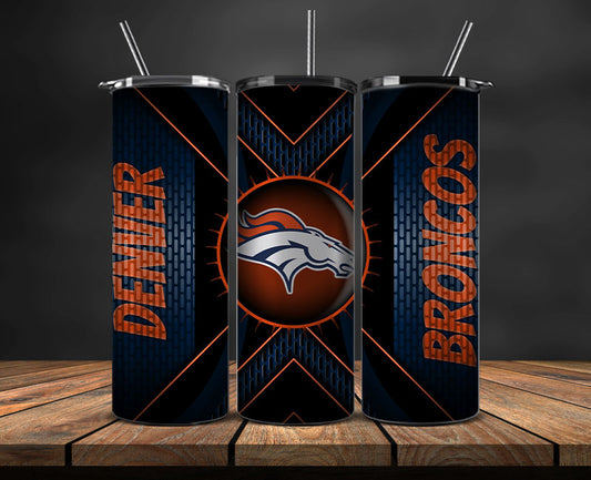 Denver Broncos Tumbler Wrap, NFL Logo Tumbler Png, NFL Design Png-87