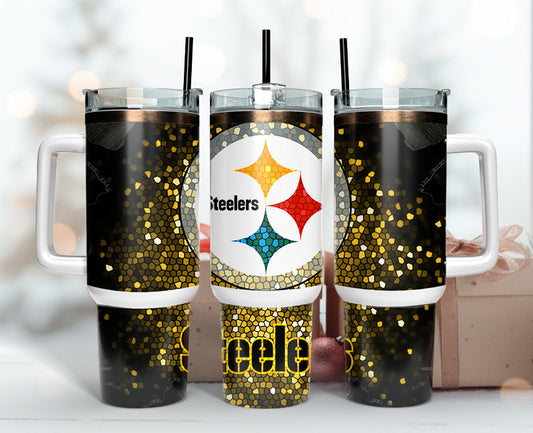 Pittsburgh Steelers Tumbler 40oz Png, 40oz Tumler Png 89