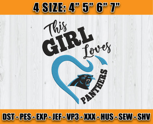 Panthers Embroidery, NFL Panthers Embroidery, NFL Machine Embroidery Digital 90