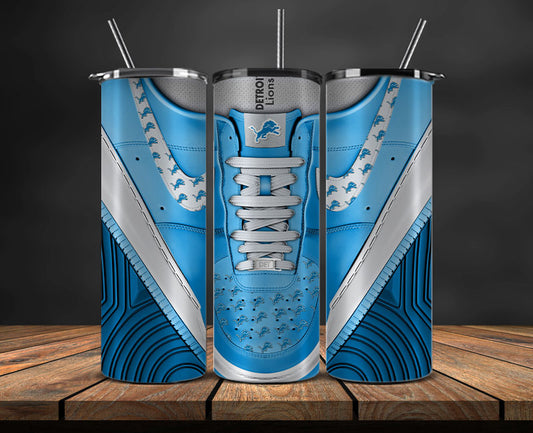 Detroit Lions Tumbler Wrap, NFL Sneaker Tumbler Wrap  92