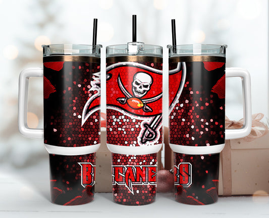 Tampa Bay Buccaneers Tumbler 40oz Png, 40oz Tumler Png 92