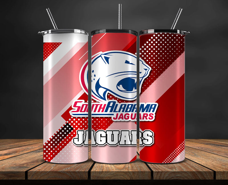 South Alabama Jaguars Logo 20 oz Tumbler Png ,College Football 20 Oz Tumbler Wrap 92
