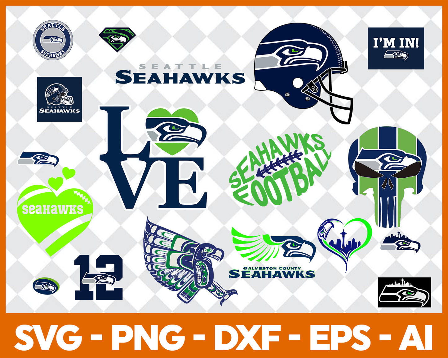 Seattle Seahawks Svg ,Football Team Svg 93