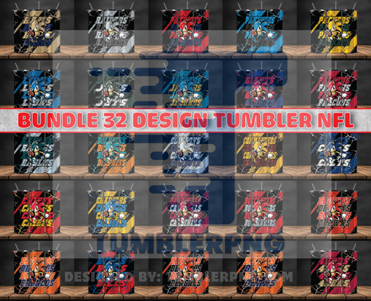 Bundle NFL  Logo Tumbler Wrap, Bundle Sport Tumbler 94
