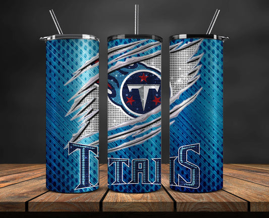 Tennessee Titans Tumbler Wraps ,Titans Logo, Nfl Tumbler Png 95
