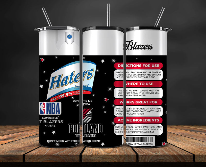 Portland Trail Blazers Tumbler Wrap, Basketball Design,NBA Teams,NBA Sports,Nba Tumbler Wrap,NBA DS-96