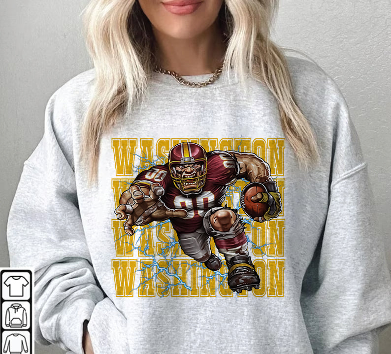 Washington Commanders Football Sweatshirt png ,  T-Shirt Png, NFL T-Shirt Design 96