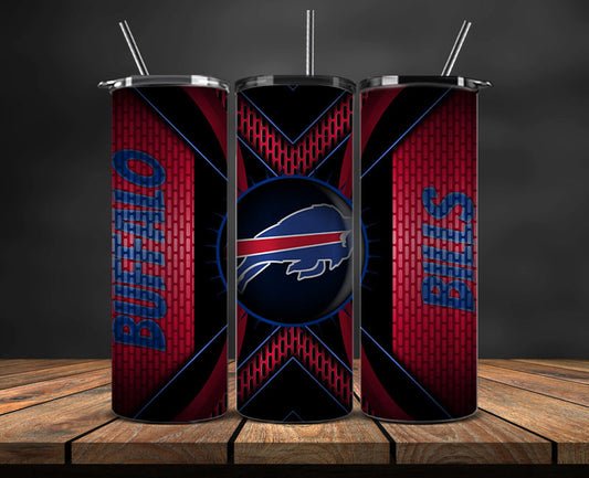 Buffalo Bills Tumbler Wrap, NFL Logo Tumbler Png, NFL Design Png-96