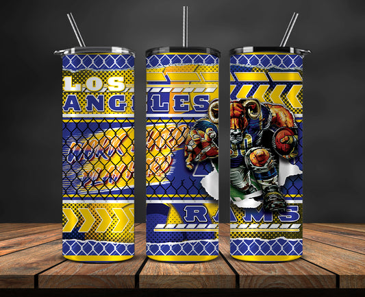 Los Angeles Rams Tumbler, Rams Logo, Mascot Football Png 98