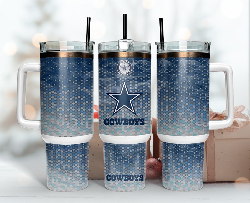 Dallas Cowboys Tumbler 40oz Png, 40oz Tumler Png 09