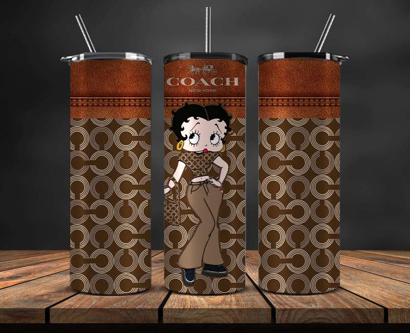 Betty Boop Skinny Tumbler Wrap, Betty Boop Tumbler Wrap ,Betty Boop Design 09