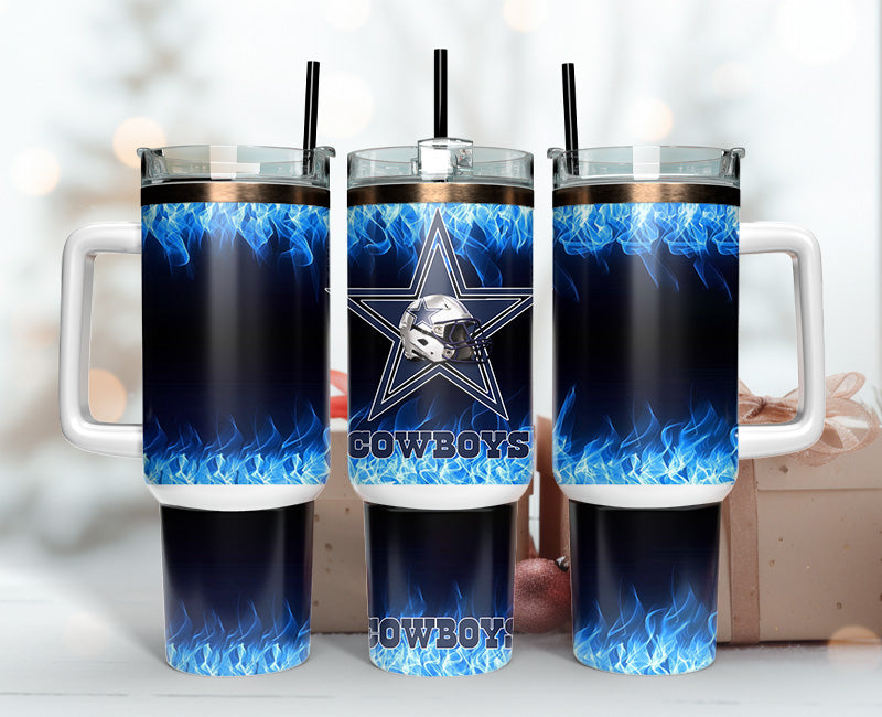 Dallas Cowboys 40oz Tumbler,NFL Tumbler Wrap , 40oz Tumbler Sublimation Png , 40oz Tumbler Wrap 09