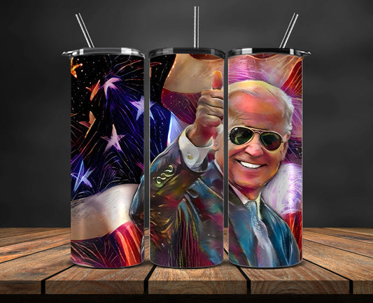 Joe Biden 2024 Tumbler Wrap,Joe Biden 2024 ,Presidential Election 2024 ,Race To The White House 09