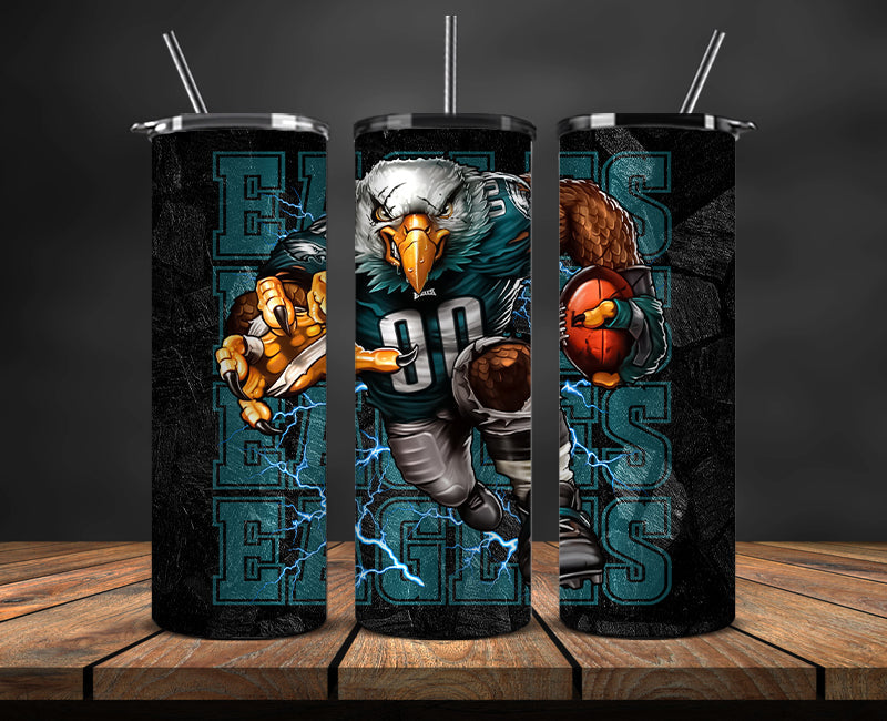 Philadelphia Eagles Tumbler, Eagles Logo Tumbler,NFL Season 2025, Design 109